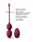 Preview: Dorcel Love Balls - Vibrating Kegel Balls with Remote Control, plum